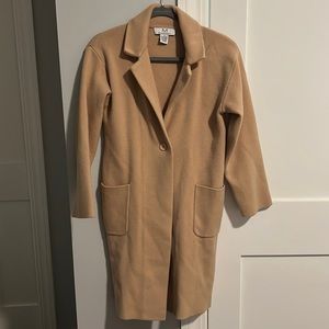 Magaschoni Cardigan tan cotigan cardigan sweater coat